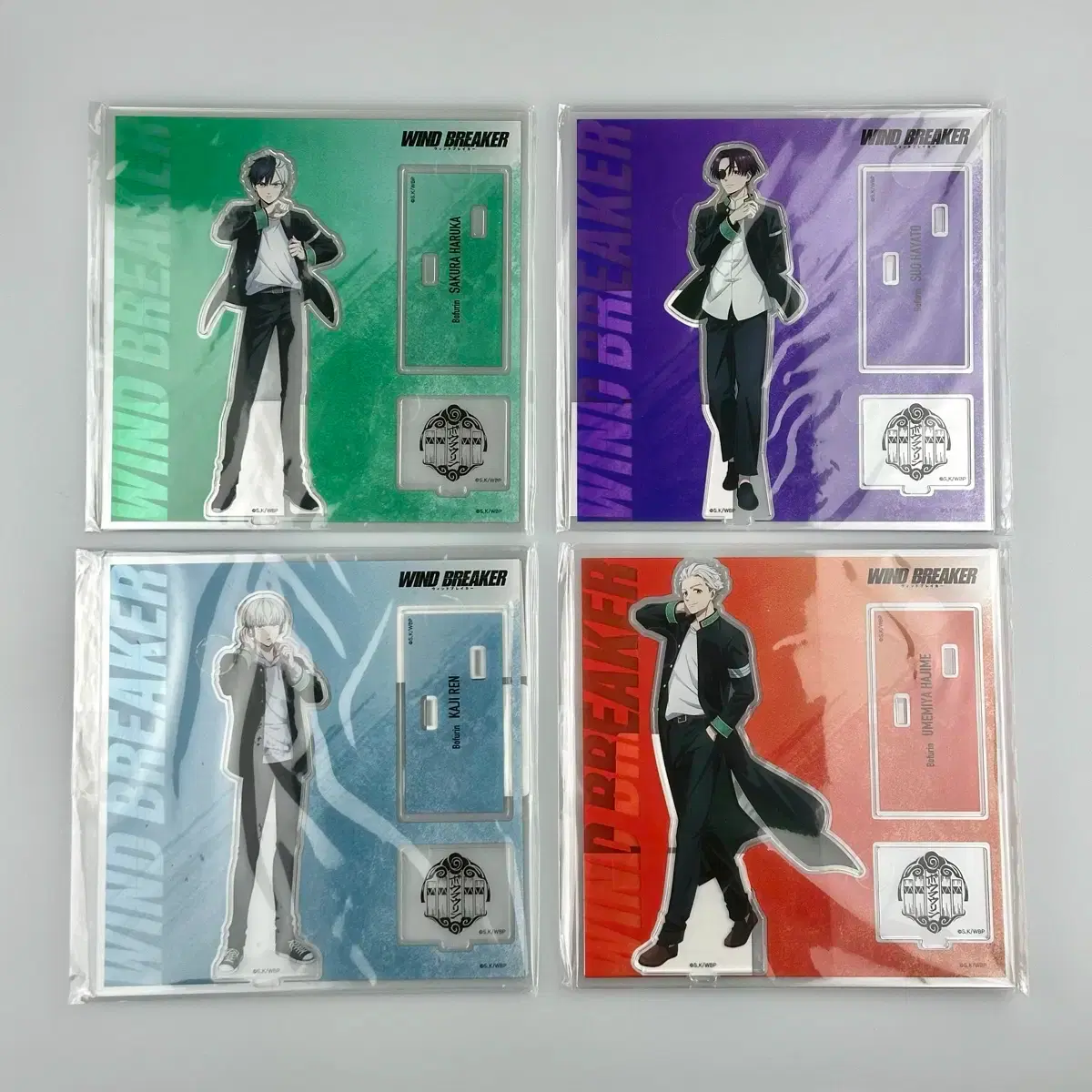 9/5 販売終了) 4種類のウインドブレーカー、ベースヤード、アクリル